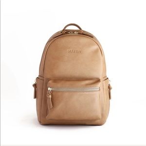 Maedn small all day backpack camel color